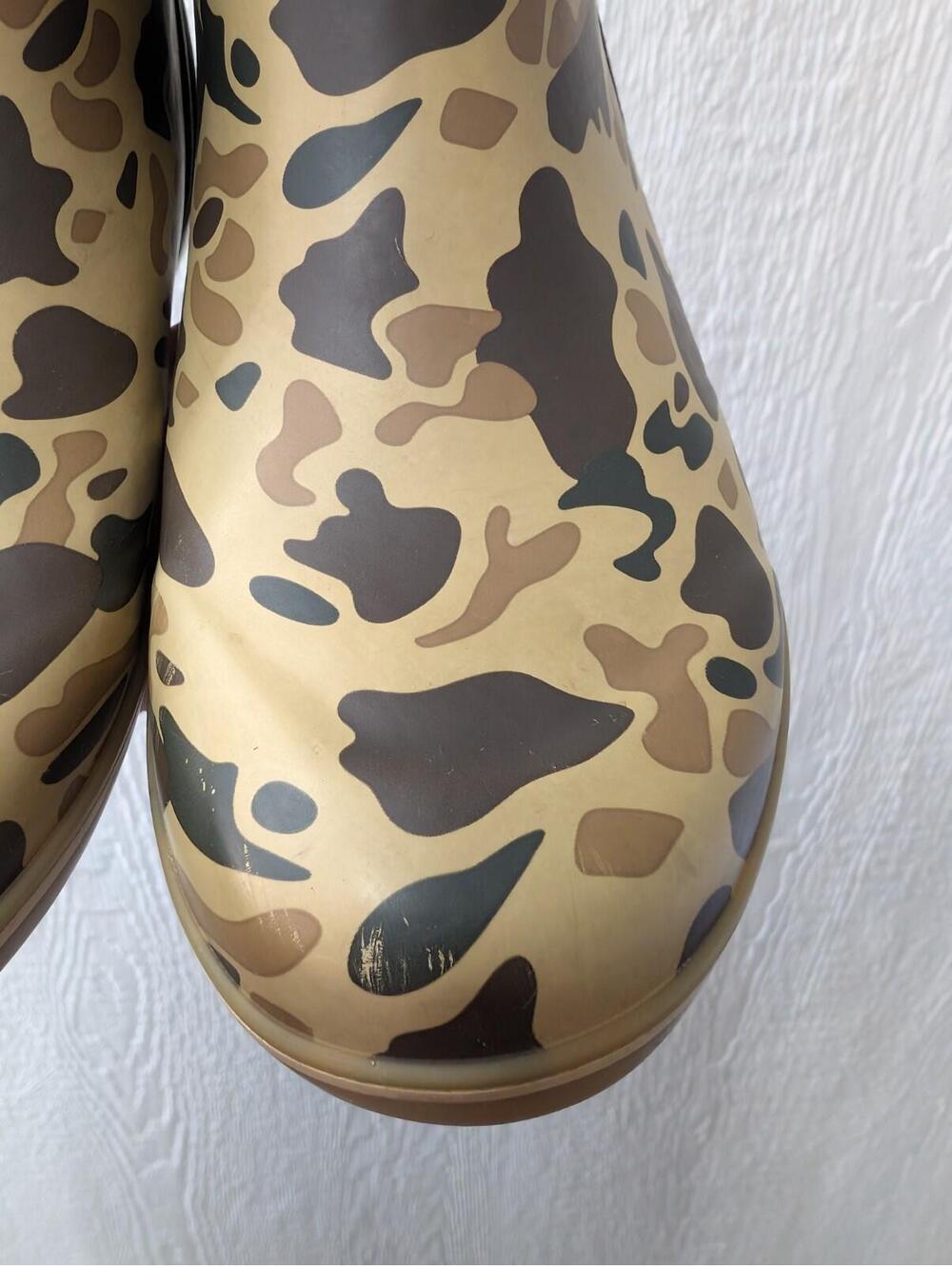 Xtratuf  Big Kid's Ankle Deck Rubber Boots Duck Camo Size 5 - Picture 4 of 9
